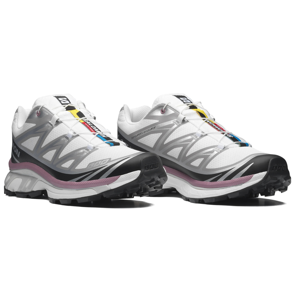 Salomon Men's XT-6 White/Black/Orchid