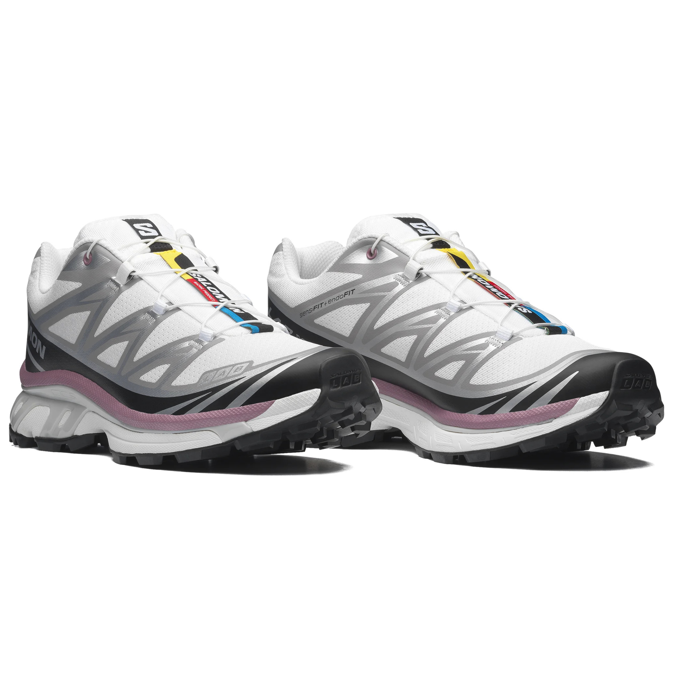 Salomon Men's XT-6 White/Black/Orchid