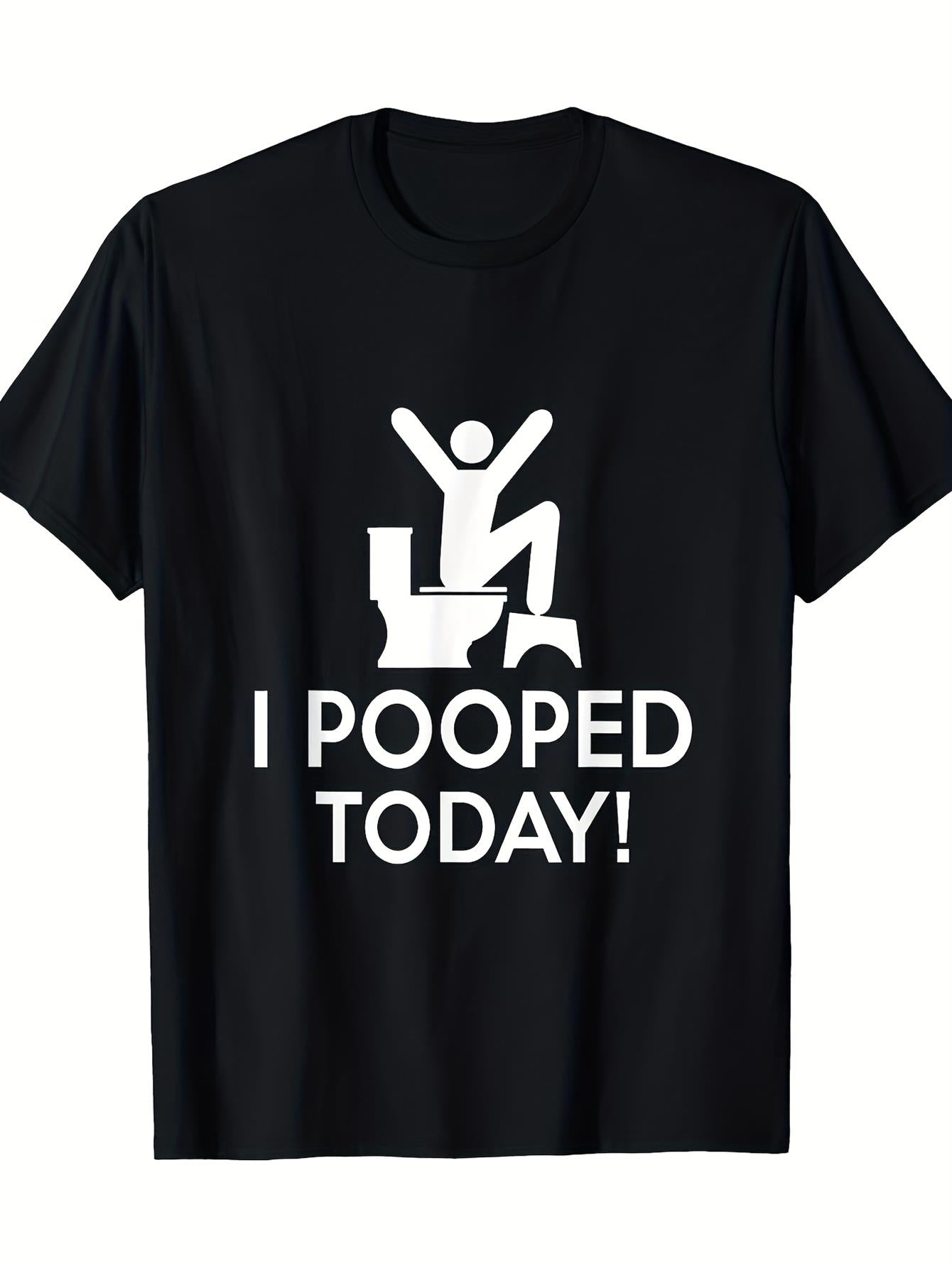 A Humorous Graphic T-Shirt for Men Featuring a Toilet Design, Made From. This Lightweight, Relaxed Fit Tee Is Comfortable Throughout The Year, Machine Washable, And Showcases Unique Printing