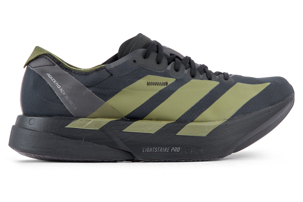 Adidas Adizero Adios Pro 4 - Core Black/Focus Olive