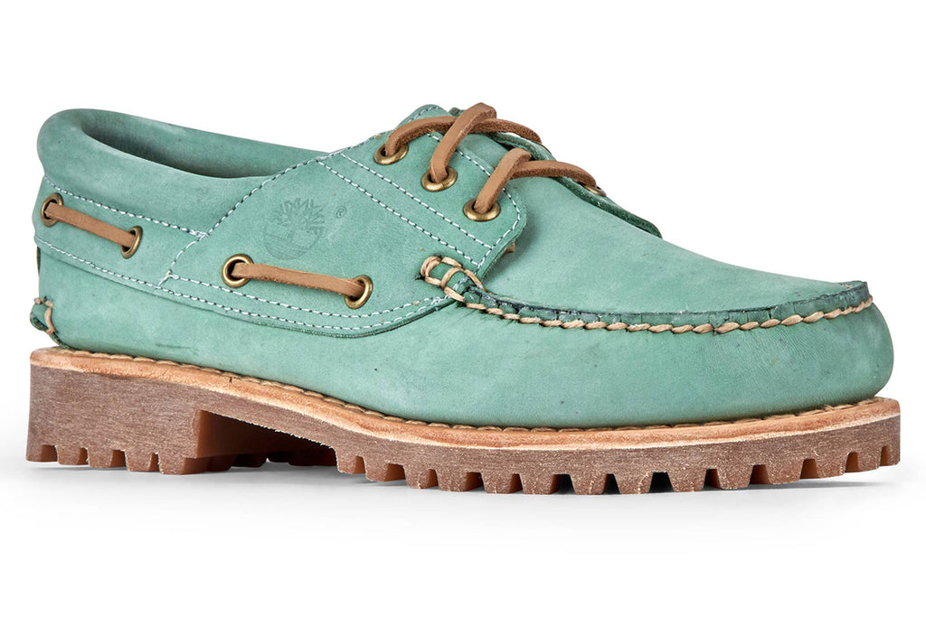 Timberland Authentic 3 Eye Lug - Medium Green Nubuck