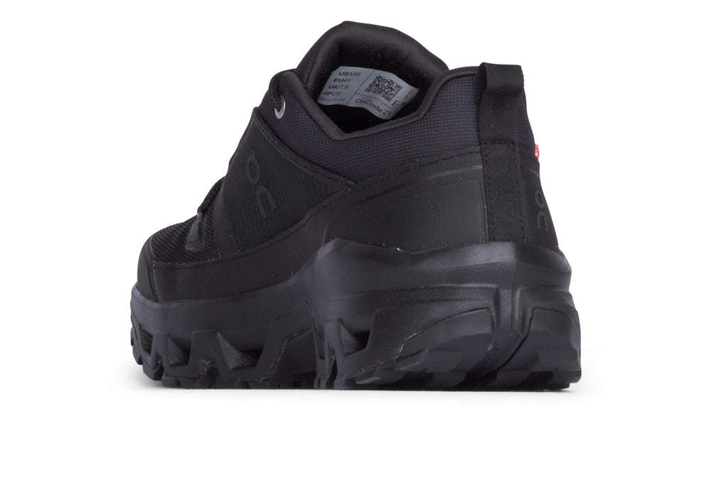 On Cloudrock Low Waterproof - Black/Black