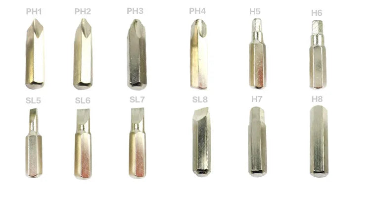 13pcs Manual Hardware Repair Tools Four-type  Impact Batch Set Iron Box Screwdriver Set