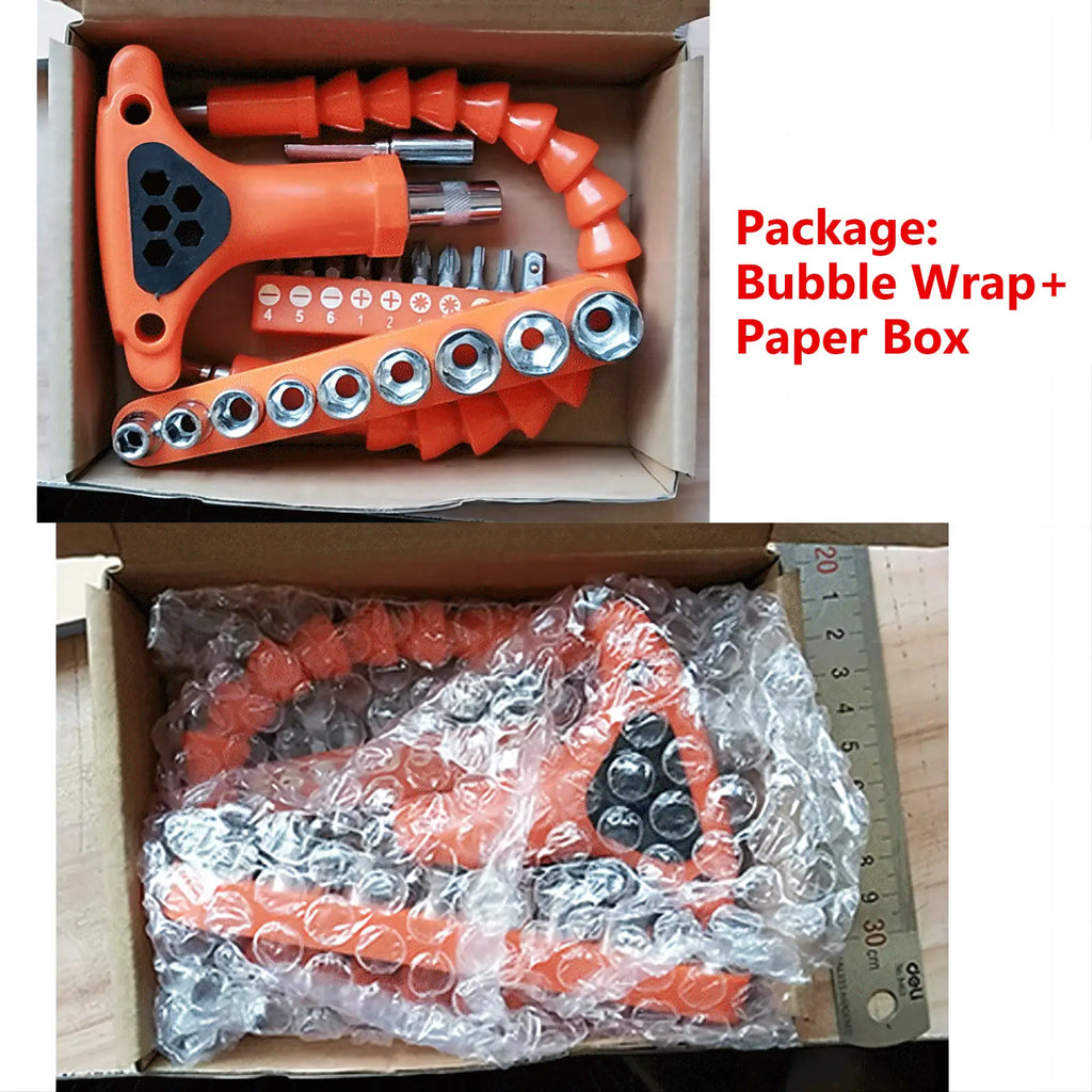 Professional High Quality HEX PH2 PH3 SL5 SL7 Precision Ratchet Screwdriver Bit Set Hex Slotted Screwdriver Kit Hardware Tools