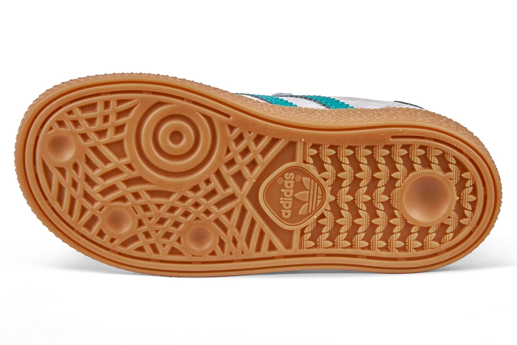Adidas Handball Spezial CF EL (Infants) - Gray Two/Pure Teal/Gum