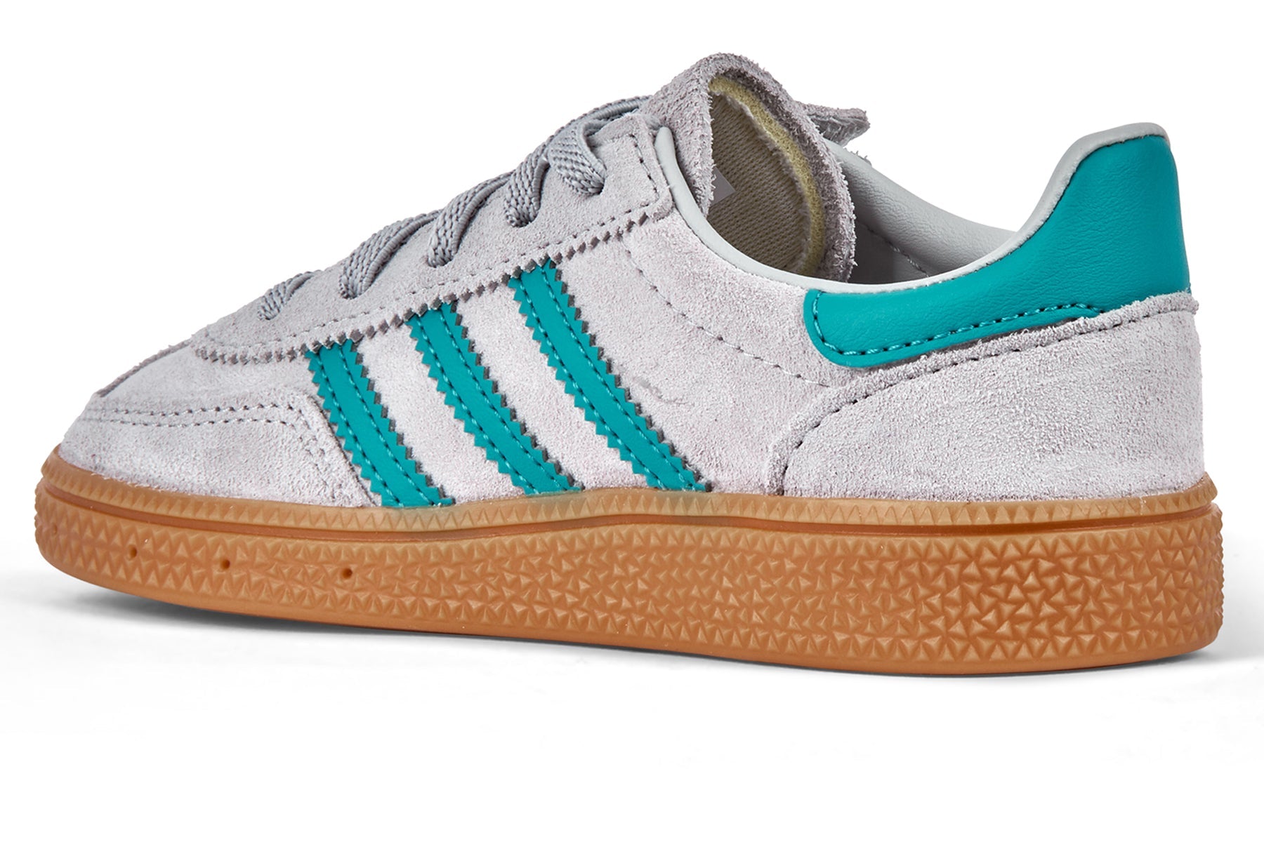 Adidas Handball Spezial CF EL (Infants) - Gray Two/Pure Teal/Gum