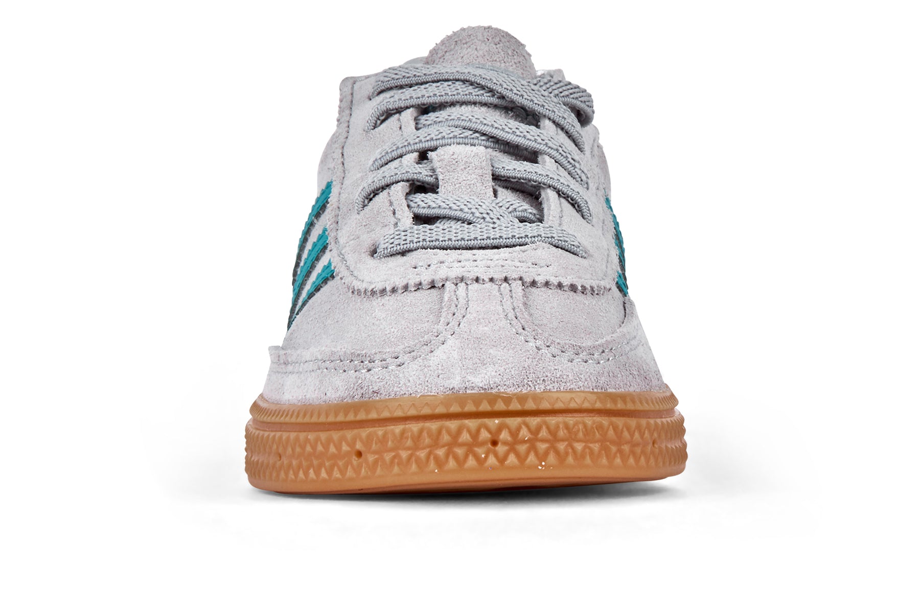 Adidas Handball Spezial CF EL (Infants) - Gray Two/Pure Teal/Gum