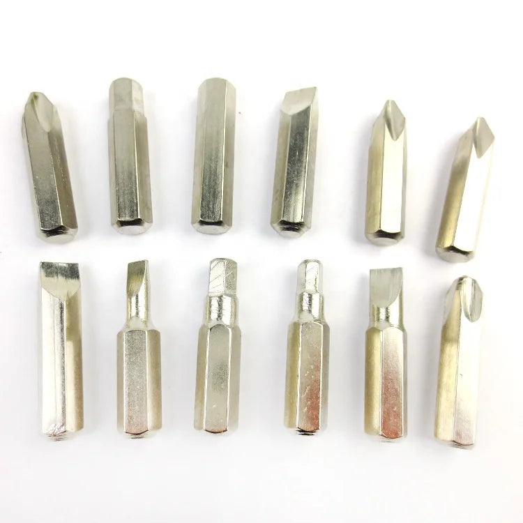 13pcs Manual Hardware Repair Tools Four-type  Impact Batch Set Iron Box Screwdriver Set