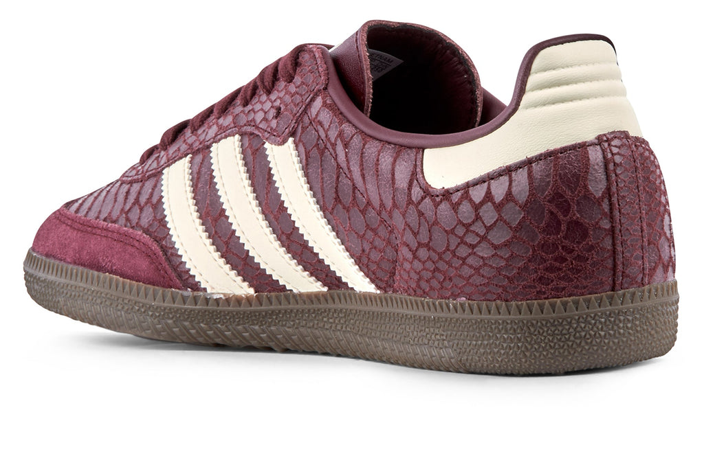 Adidas Samba OG W - Maroon/Cream White/Gold Metallic