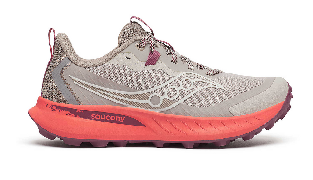 Women's Saucony Peregrine 15 Oat/Salmon