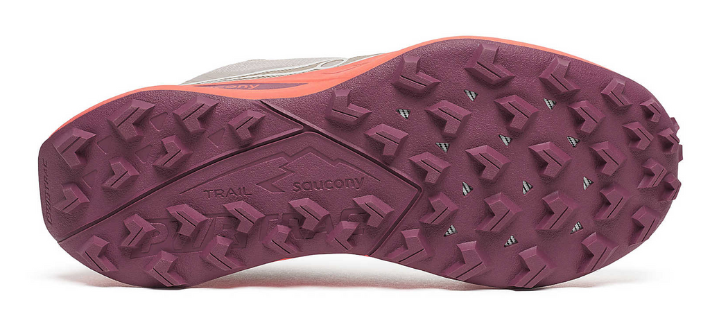Women's Saucony Peregrine 15 Oat/Salmon