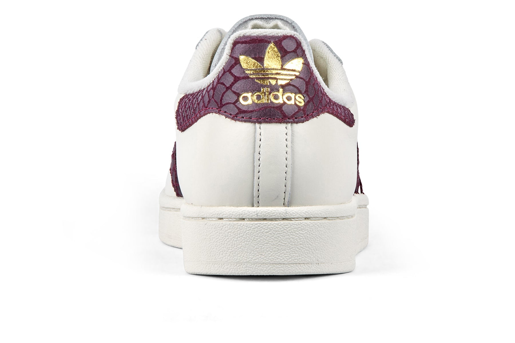 Adidas Superstar 2 W - Off White/Maroon/Gold Metallic