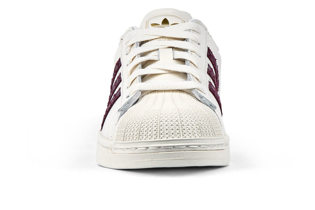 Adidas Superstar 2 W - Off White/Maroon/Gold Metallic