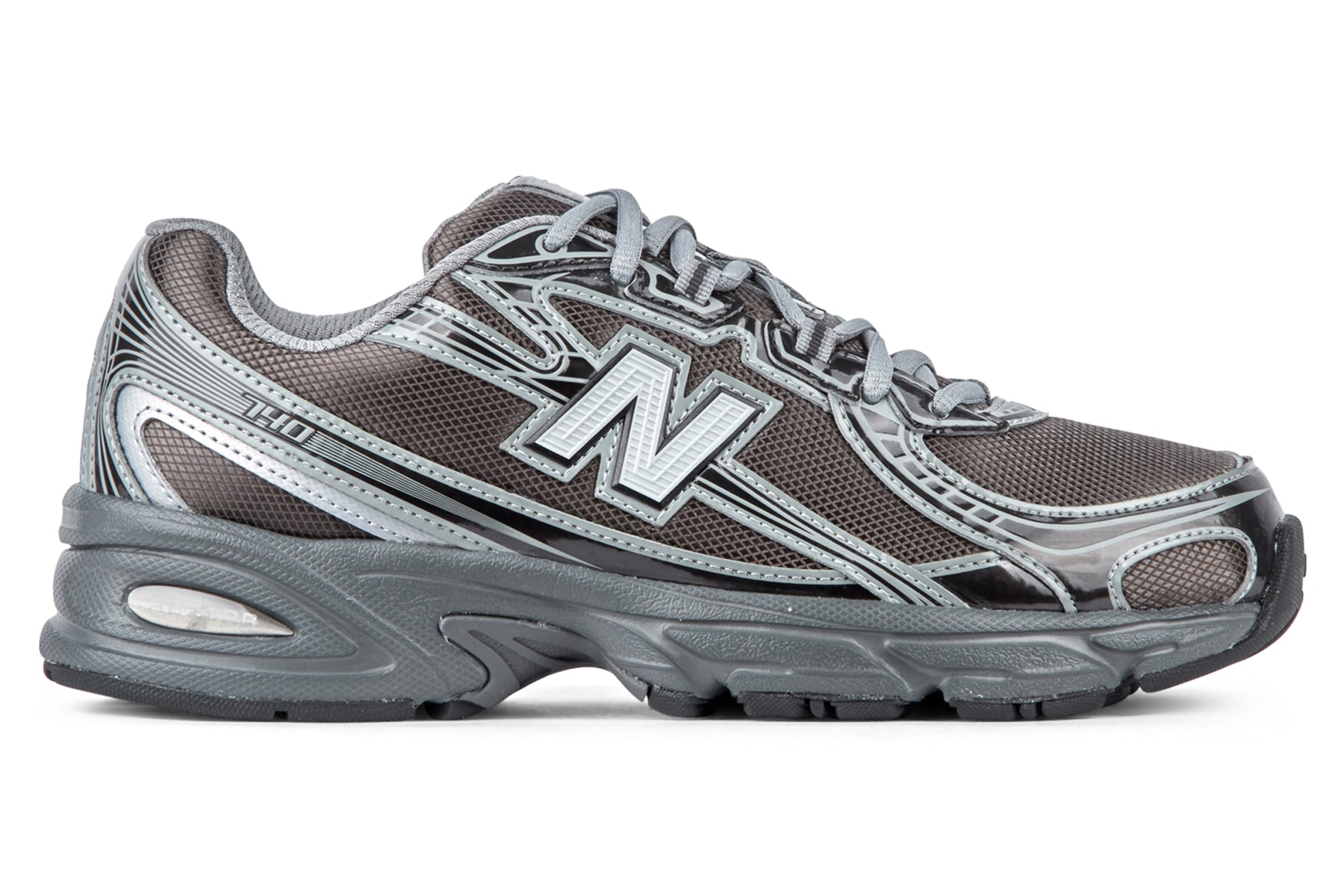New Balance U7407YI - Castlerock/Black Metallic