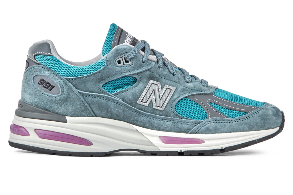 New Balance U991TT2 - Porcelain Green/Trooper/Silver