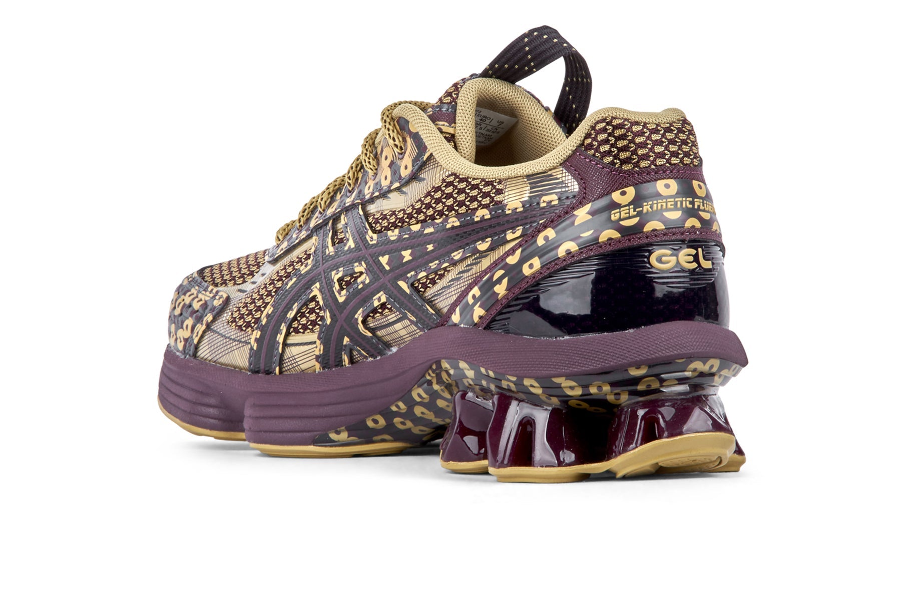 Asics US7 S Gel Kinetic Fluent - Beniimo Purple/Lemongrass
