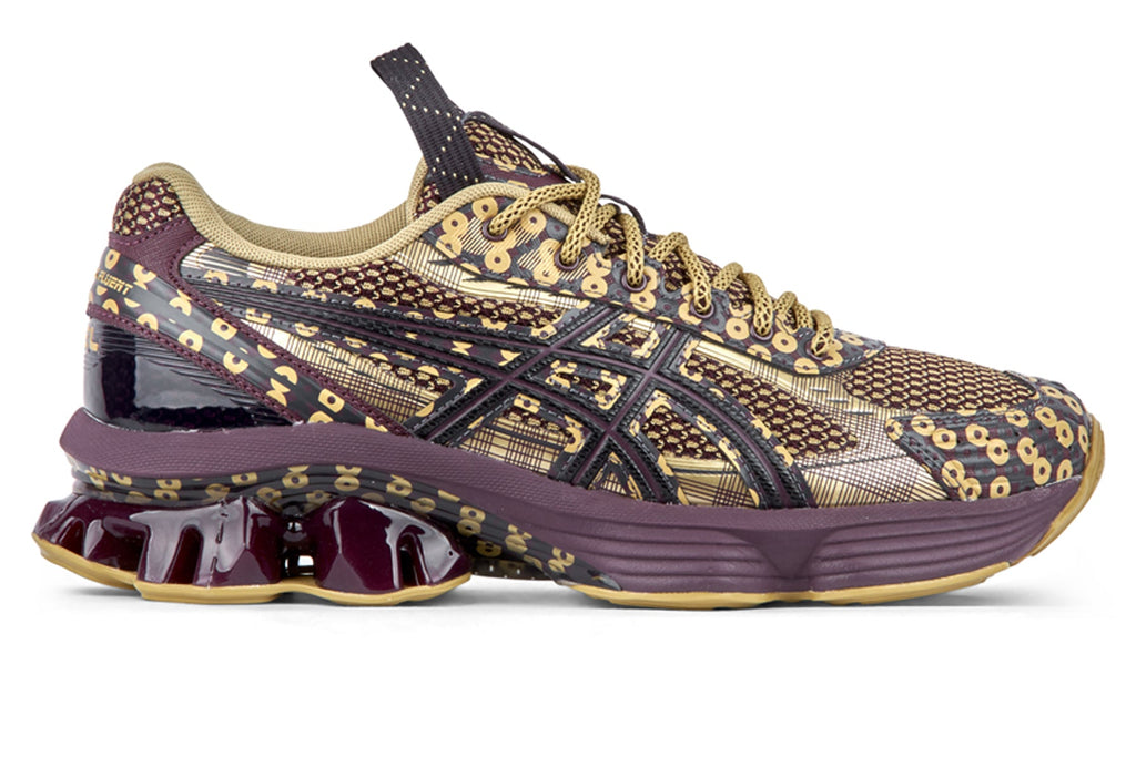 Asics US7 S Gel Kinetic Fluent - Beniimo Purple/Lemongrass