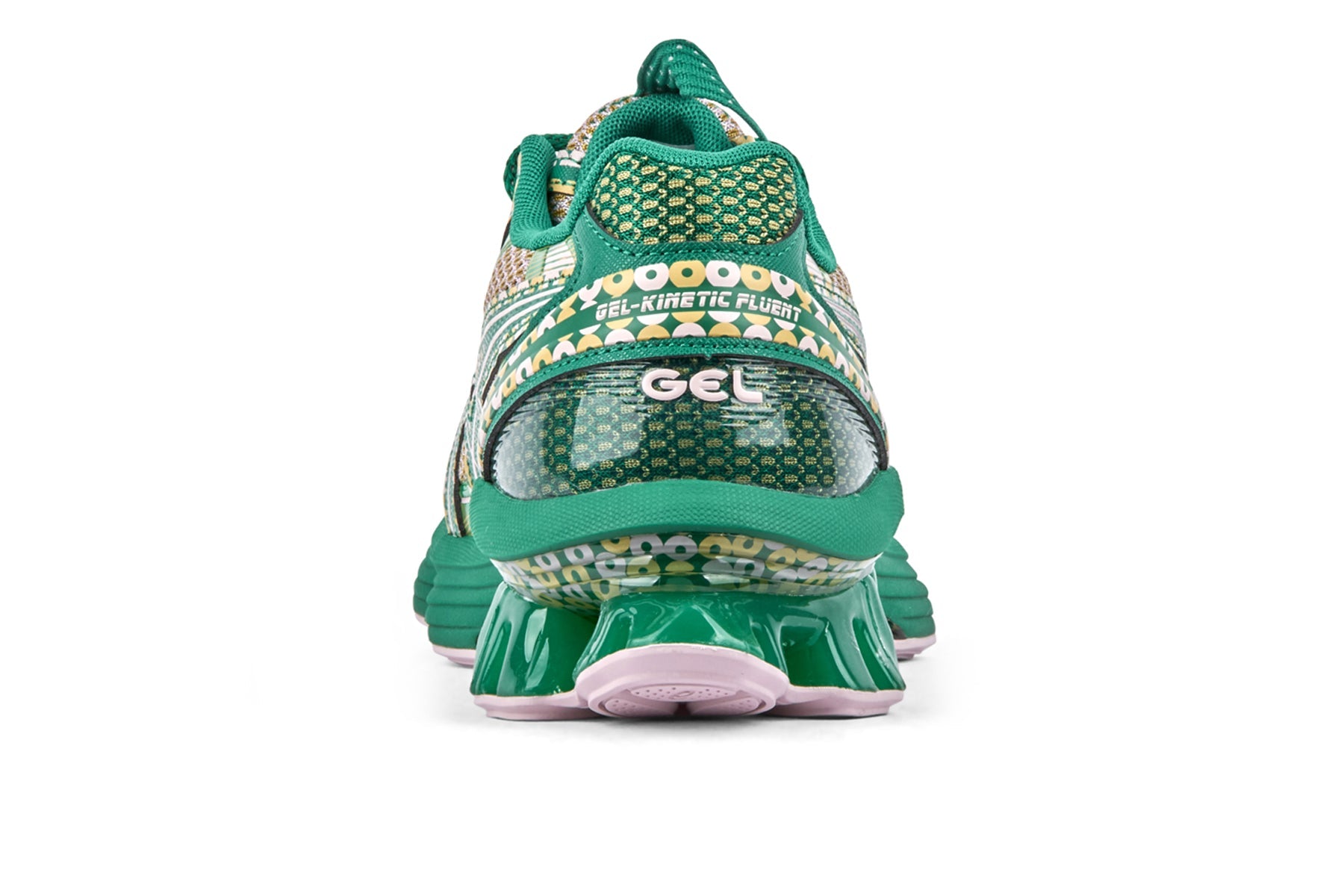 Asics US7 S Gel Kinetic Fluent - Watershed Rose/Kale