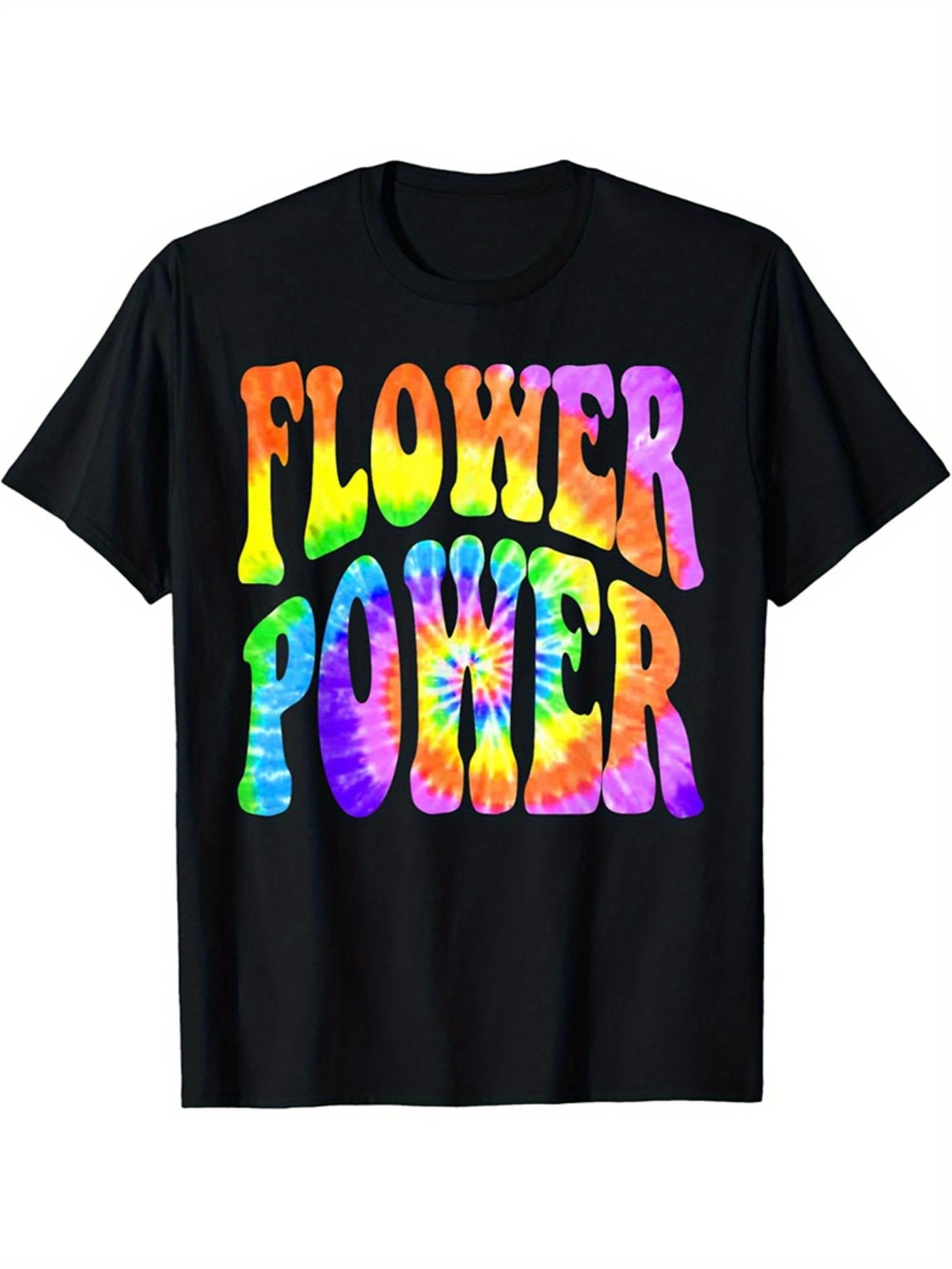 60s 70s Vintage Hippie Batik Spiral - Flower Power 3 -  Fun T-Shirt
