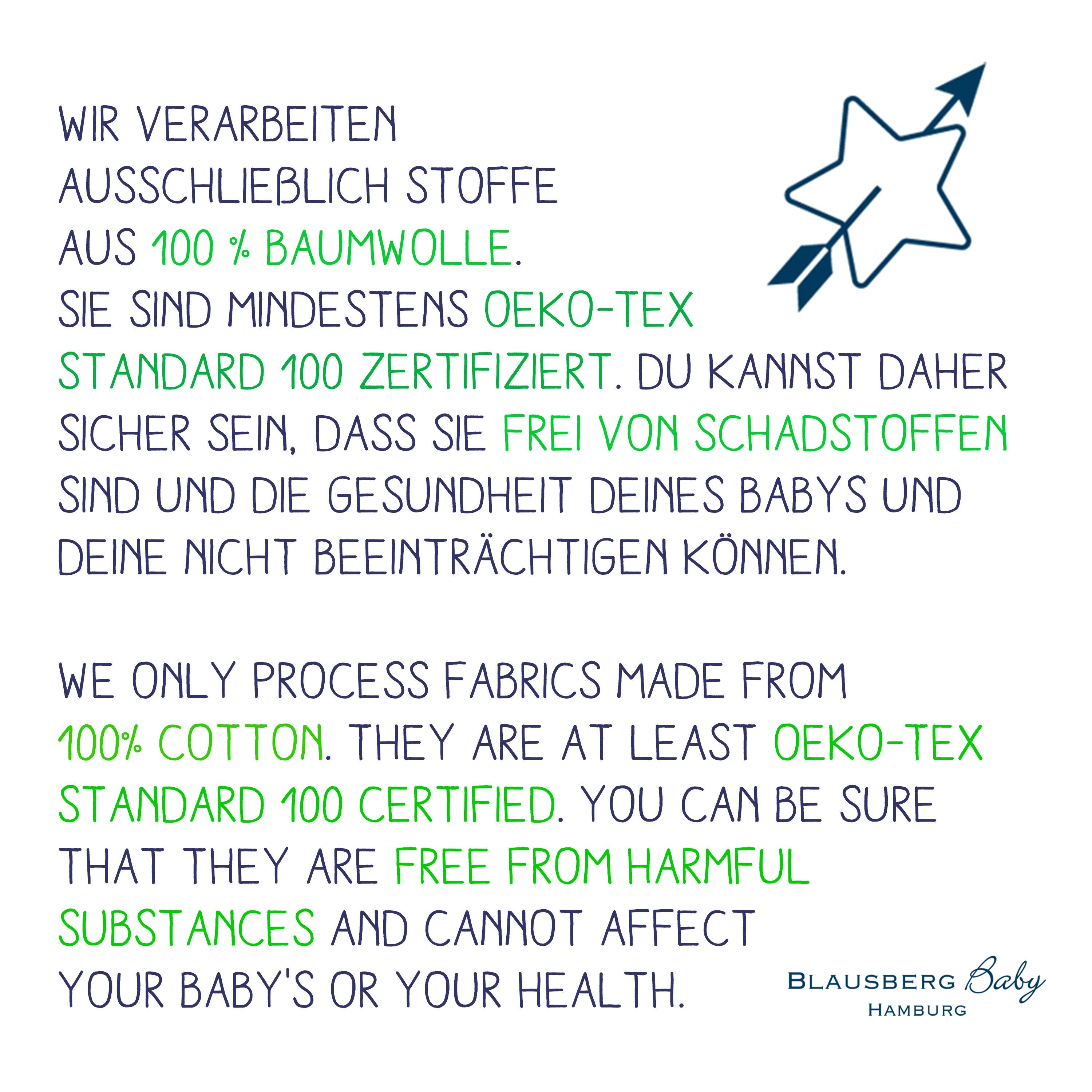 Padded play mat, coated on one side, water-repellent – materials Oeko-Tex 100 certified – made in Germany